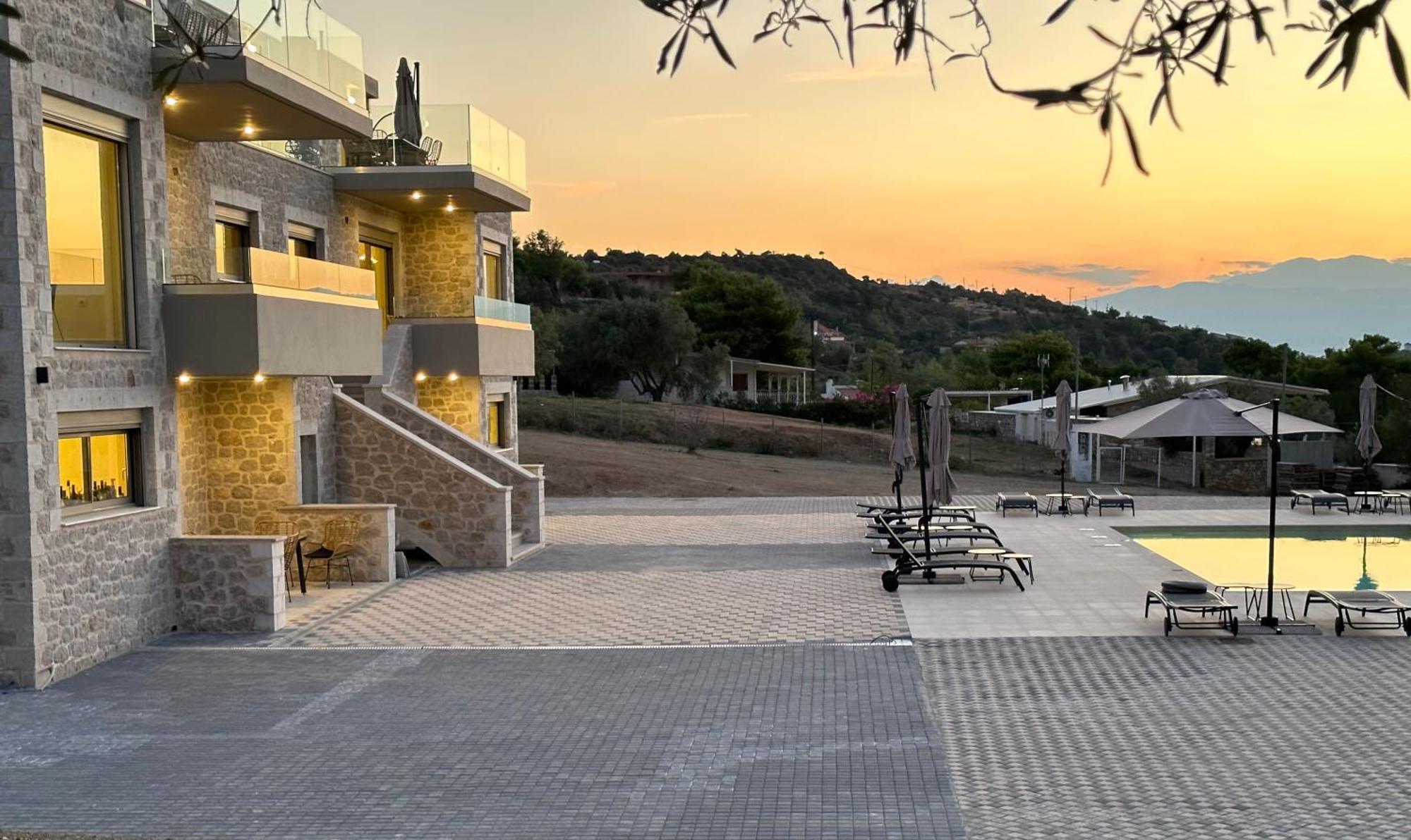 Topos Luxury Stay Heraion Loutráki Buitenkant foto